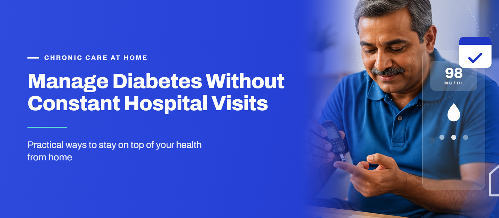 How to Control Diabetes Without Frequent Hospital Visits - A Practical Guide